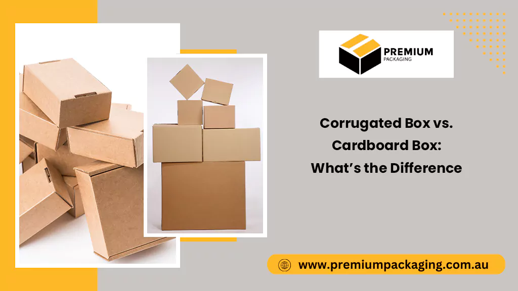 corrugated box vs. cardboard box