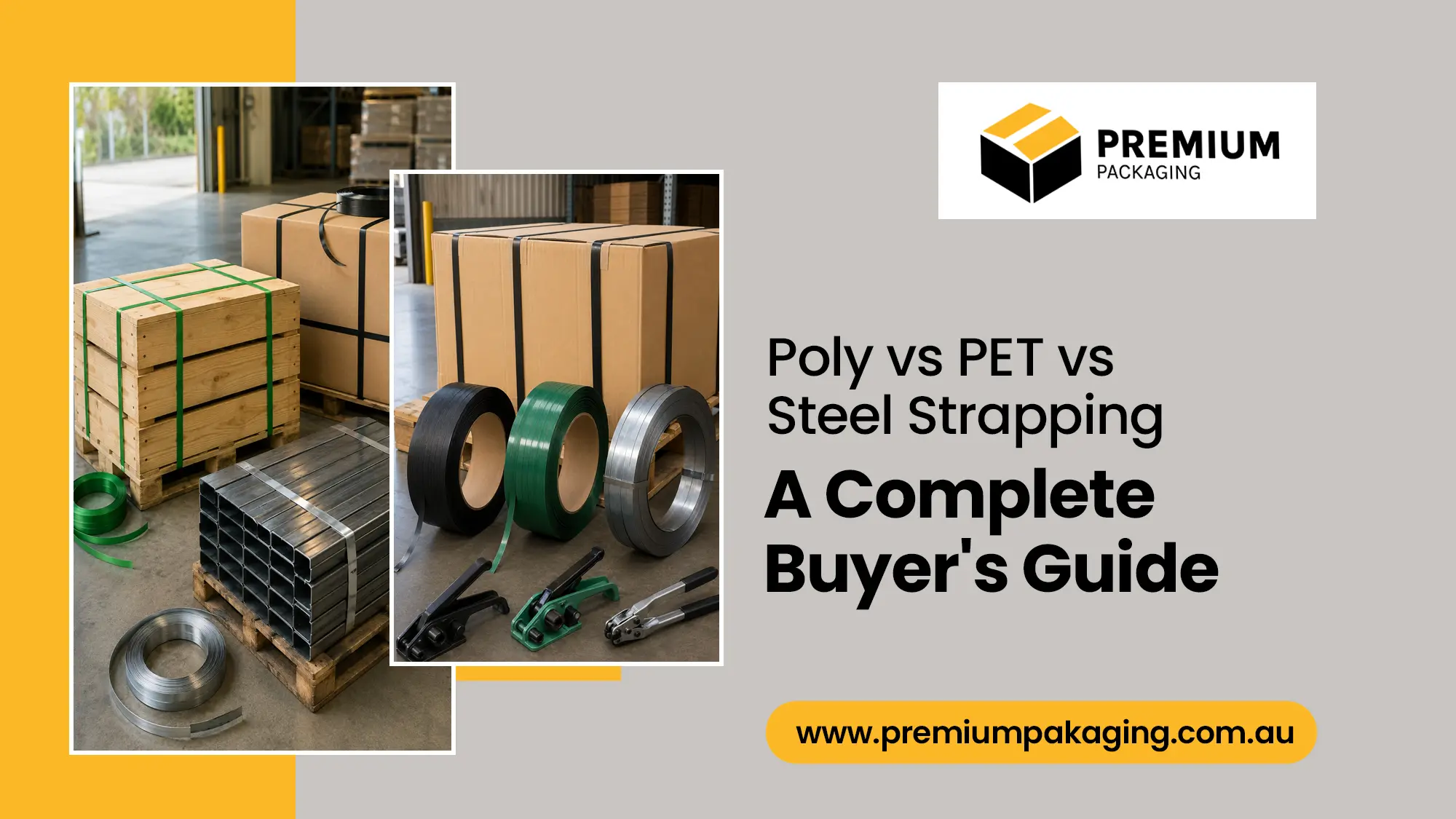 Poly vs PET vs Steel Strapping: A Complete Buyer’s Guide